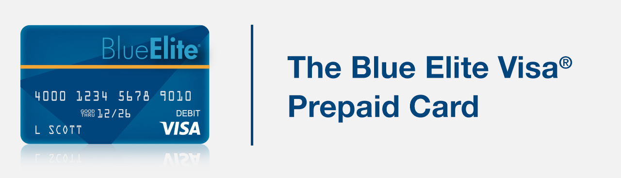 blue elite visa prepaid card