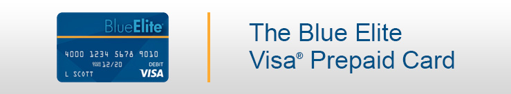 blue elite visa prepaid card